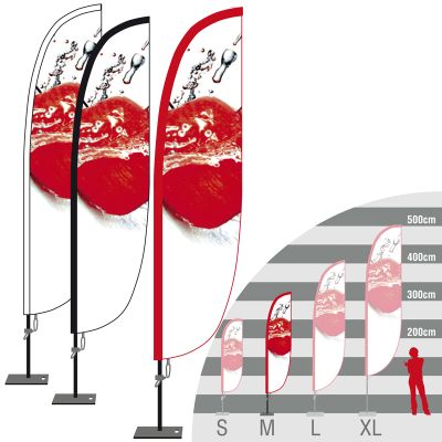 Beachflag Promo Feather Curve